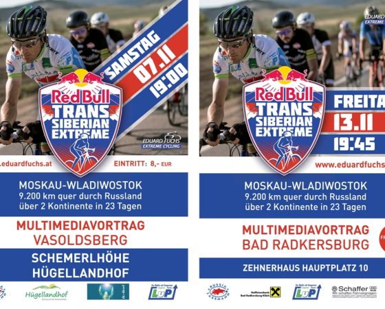 Multimediavorträge „Red Bull Trans- Siberian Extreme“