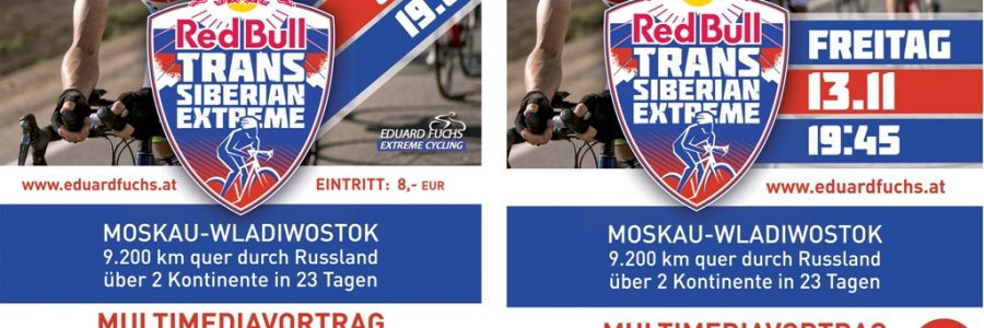 Multimediavorträge „Red Bull Trans- Siberian Extreme“